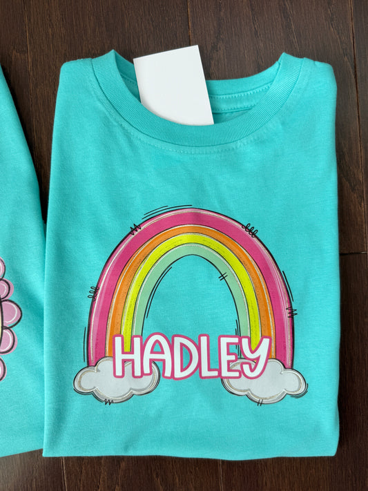 Rainbow w/ Name Tees