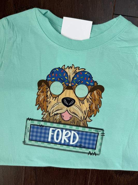 Goldendoodle {Ice Cream Sunglasses}