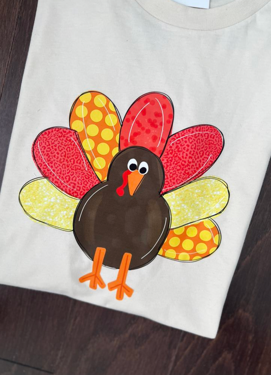 Hand Drawn Turkey Shirt