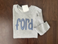 Applique Name Sweatshirt