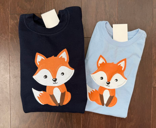 Hand Drawn Fox Shirt