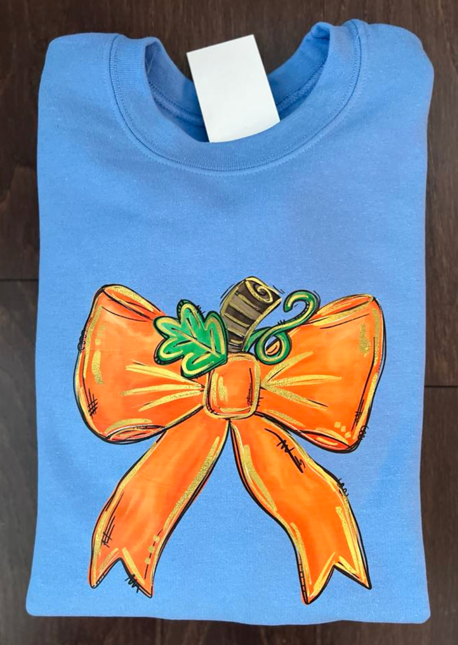 Pumpkin Coquette Bow