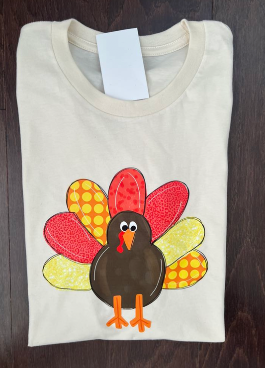 Hand Drawn Turkey Shirt