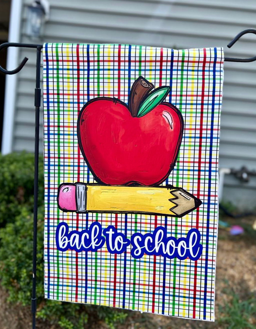 Back to School Garden Flag