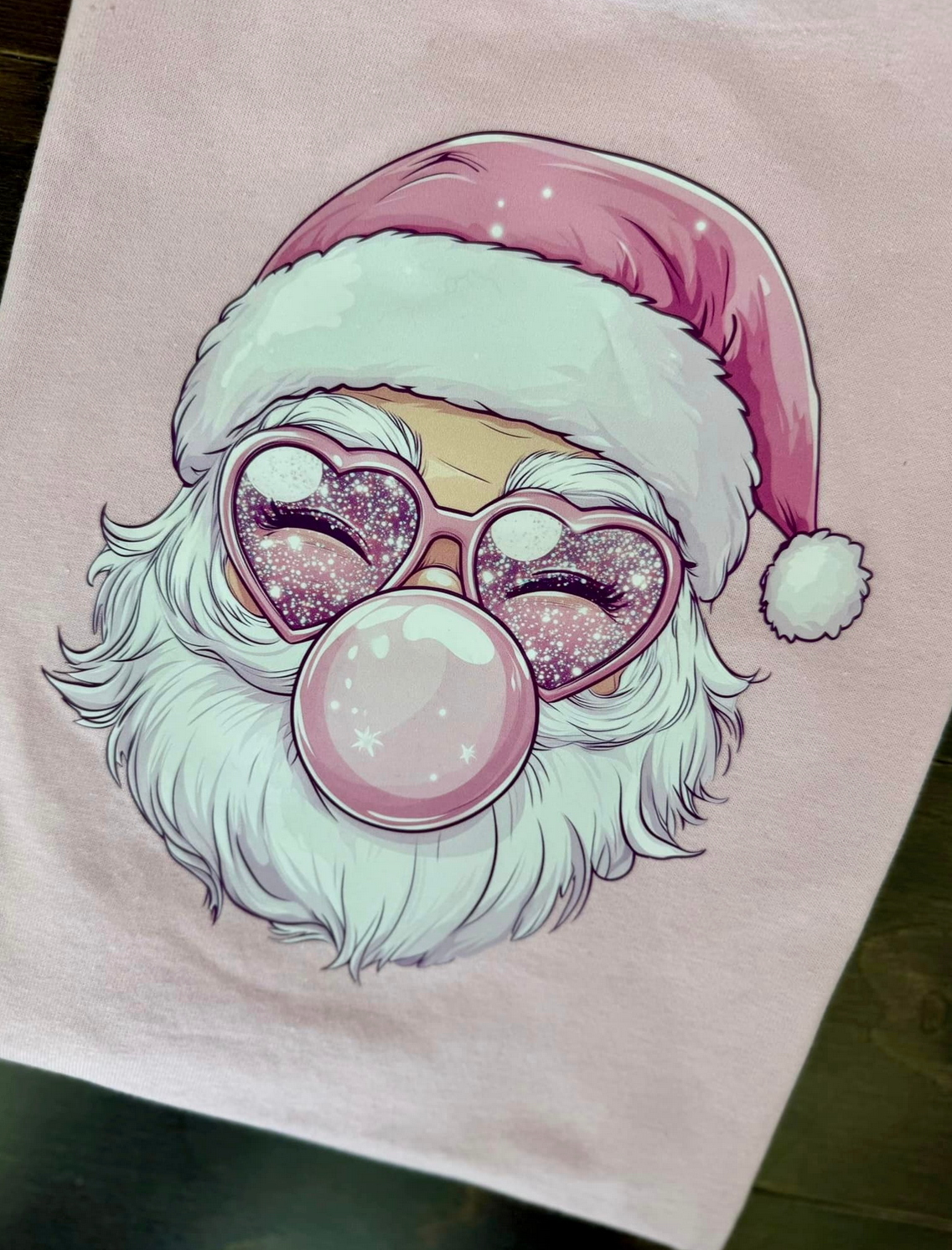 Bubblegum Santa Shirt