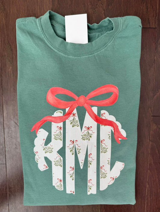 Mistletoe Monogram Shirt