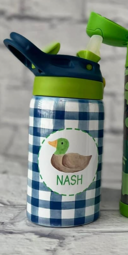 Navy/Green Duo Lid Mallard Cup