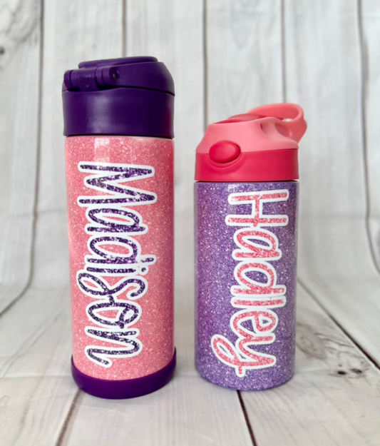 Glitter Name Cup {faux glitter}