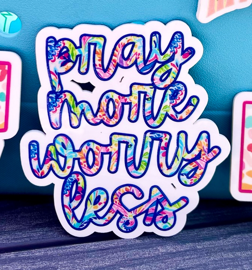 Pray More Worry Less Bogg Bit