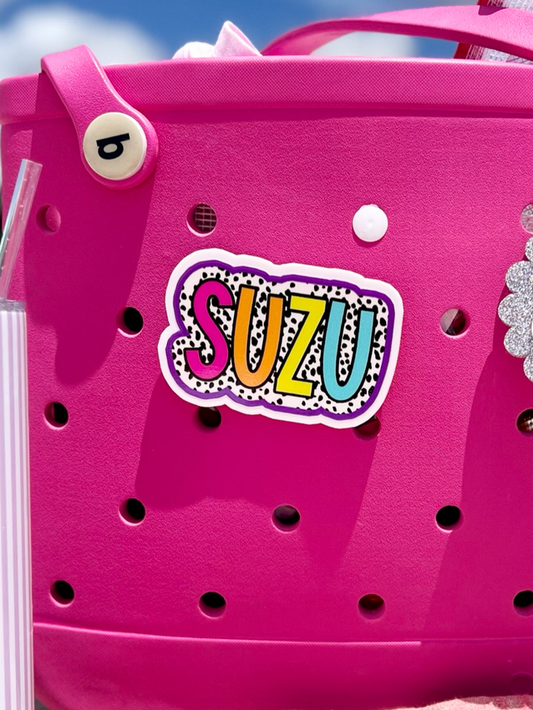 Multi Color Name/Dalmation Dot Bogg Bit