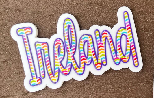 Purple w/ Rainbow Stripe Bogg Bit