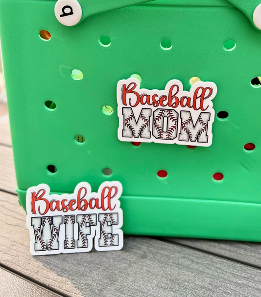 Baseball Wife or Mom Bogg Bit (other words available)