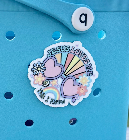 Jesus Loves Me Girly Bogg Bit