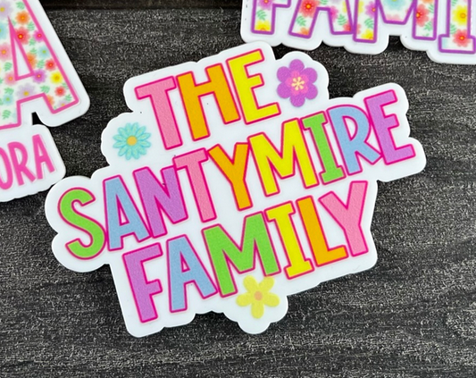 Multi Color w/ Flowers Bogg Bit