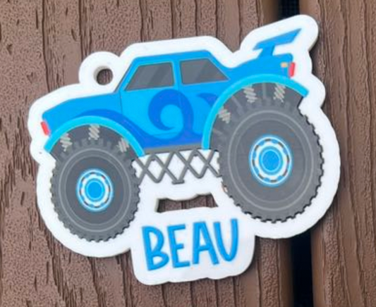 Monster Truck Keychain
