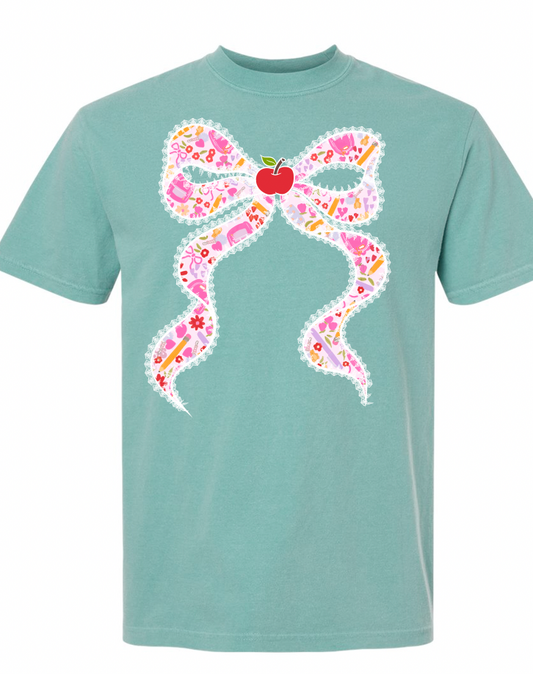School Floral Bow