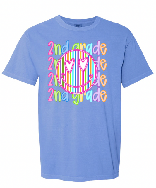 Bright Colors Smiley Face Grade Level