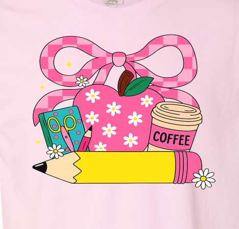 Pink Bow/Teacher Accessories