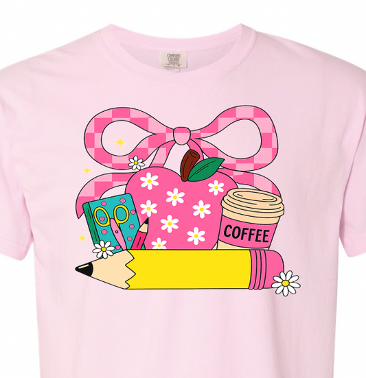 Pink Bow/Teacher Accessories