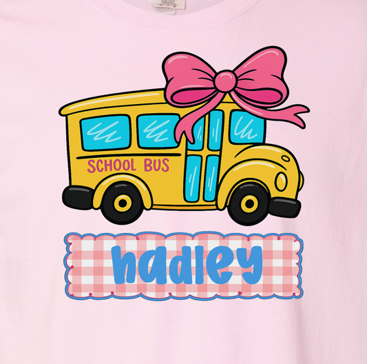 School Bus w/ Bow