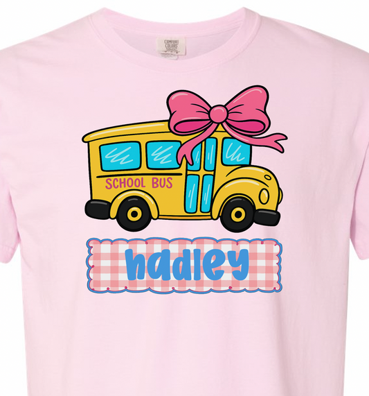 School Bus w/ Bow