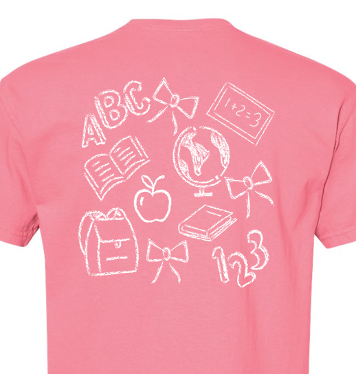 Pink School Collage