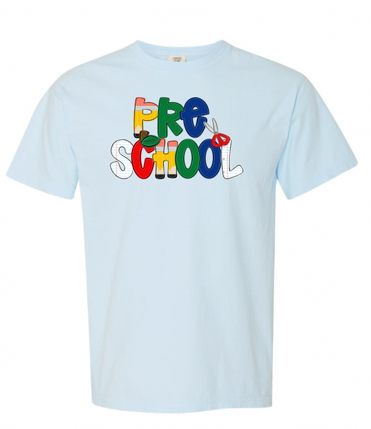 Primary Color School Alpha Shirt