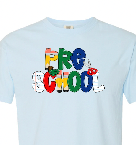 Primary Color School Alpha Shirt