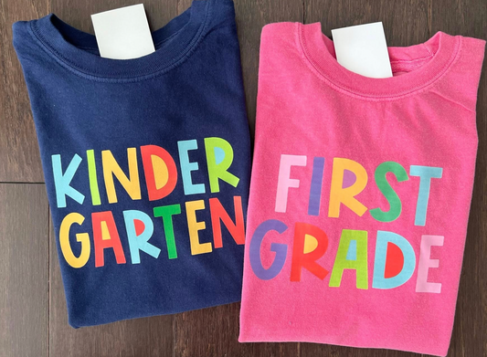 Grade Level Tees