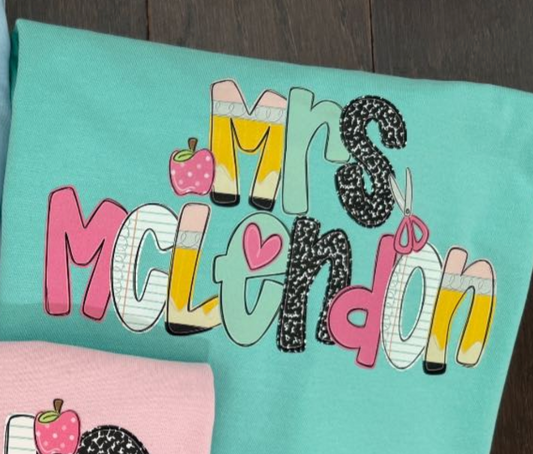 Girly Colors School Alpha Shirt