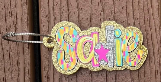 Gold w/ Funky Letters