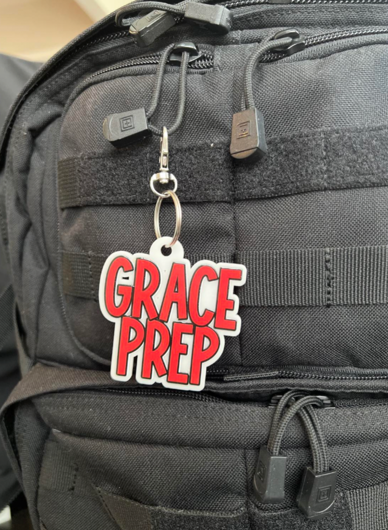 Grace Prep Script Keychain (Copy)