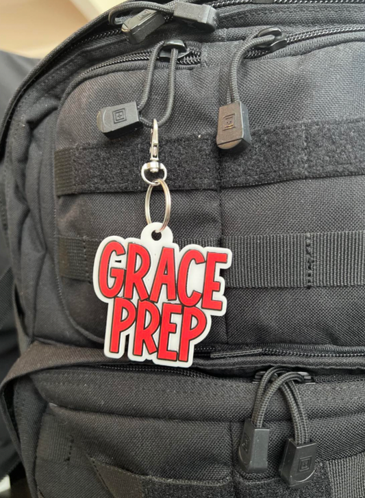 Grace Prep Script Keychain (Copy)