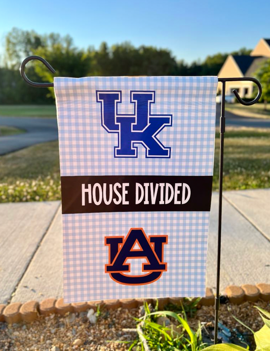 House Divided Garden Flag