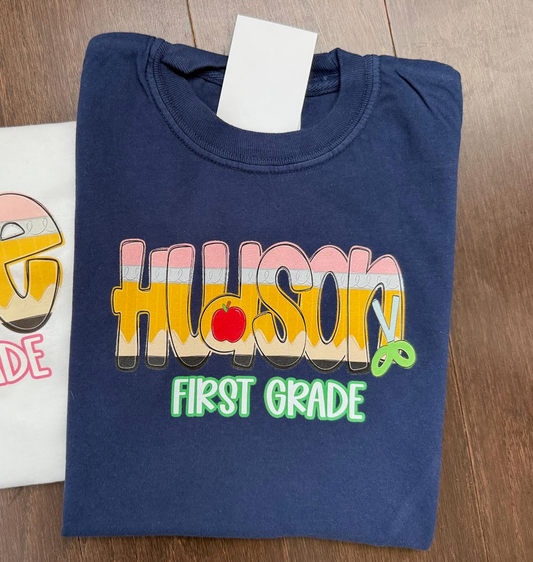 Pencil School Alpha Shirt / Boy Version