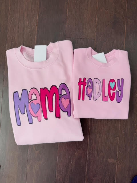 Heart Alphabet Name Shirt {name OR any personalization!}