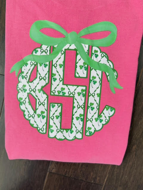 Clover Bow Monogram