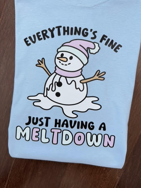 Meltdown Snowman Shirt