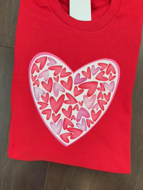 Red Multi Heart Shirt