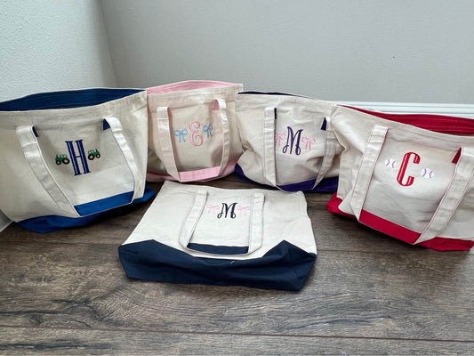 Shadow Monogram Tote Bag