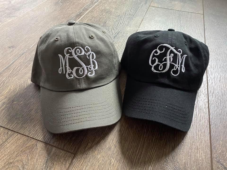 Monogrammed Baseball Cap